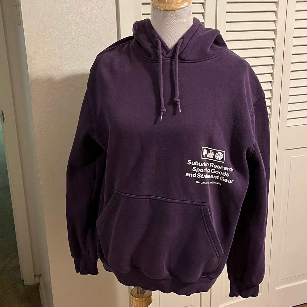 H&M Purple Hoodie, The University of City Terrains, Unisex, Size M, Regular Fit